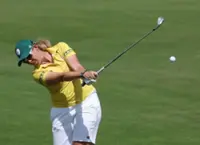 Olympics-Golf-Hole in shoe helps South Africa's Buhai to get second-best score in Paris