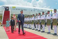 Brunei Crown Prince arrives for official visit to Malaysia