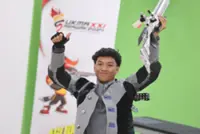 Cool Haikal stays calm amidst noise to shoot down gold