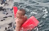 Missing fisherman found clinging to jerrycans near Pulau Tiga