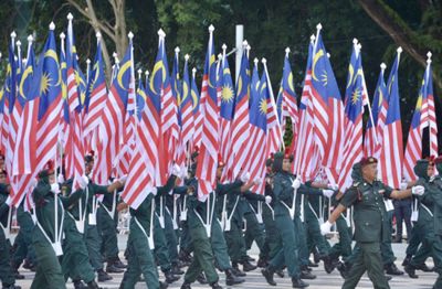 Participating contingents at the 67th Merdeka parade in Putrajaya on Saturday. — RAJA FAISAL HISHAN/The Star