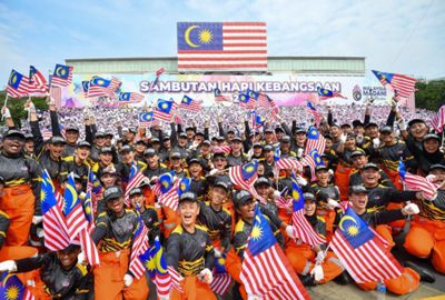 Performers posing for photograph during the 67th Merdeka celebration at Putrajaya. — IZZRAFIQ ALIAS/The Star