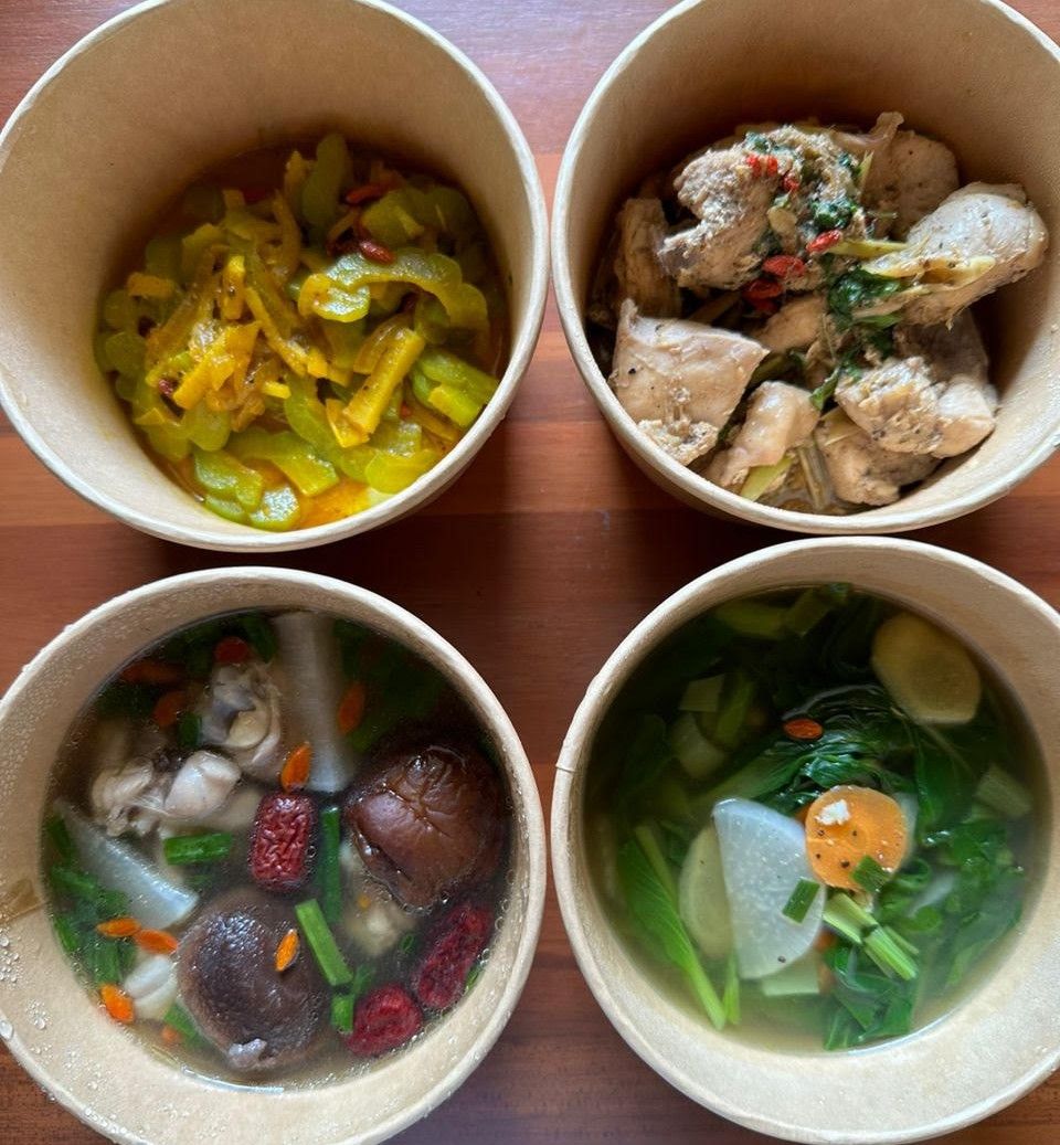 Ringkat Mama Confinement Meal offers two daily meals with an optional tea time snack.