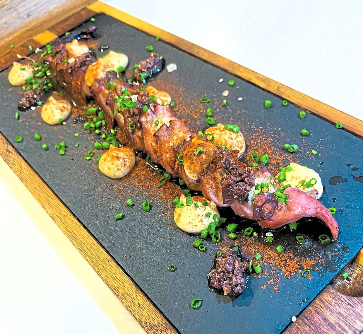 Octopus, sous vide.
