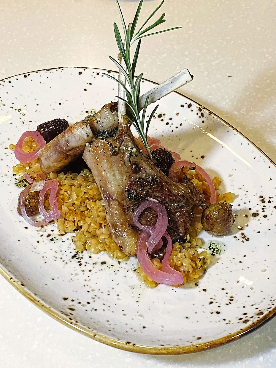 Spanish Grilled Lamb Ribs.