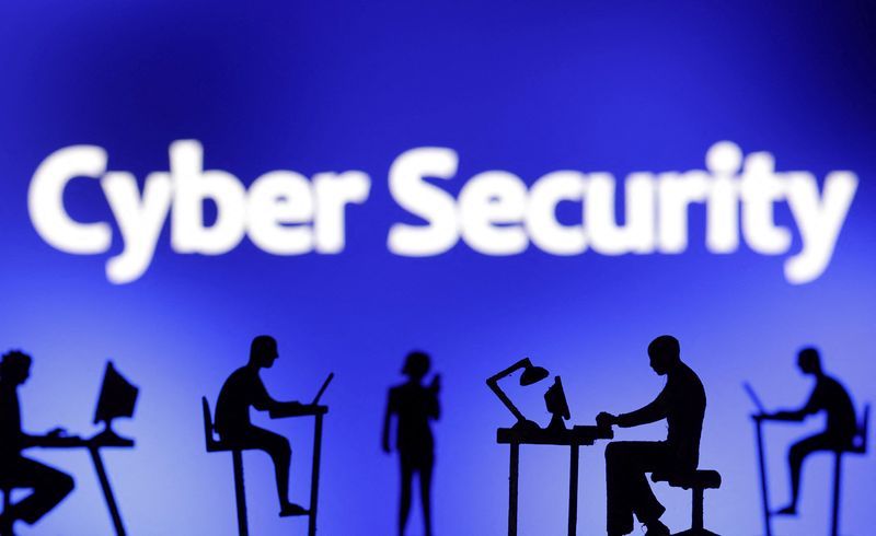 FILE PHOTO Figurines with computers and smartphones are seen in front of the words quotCyber Securityquot in this illustration taken February 19 2024. REUTERSDado RuvicIllustrationFile Photo