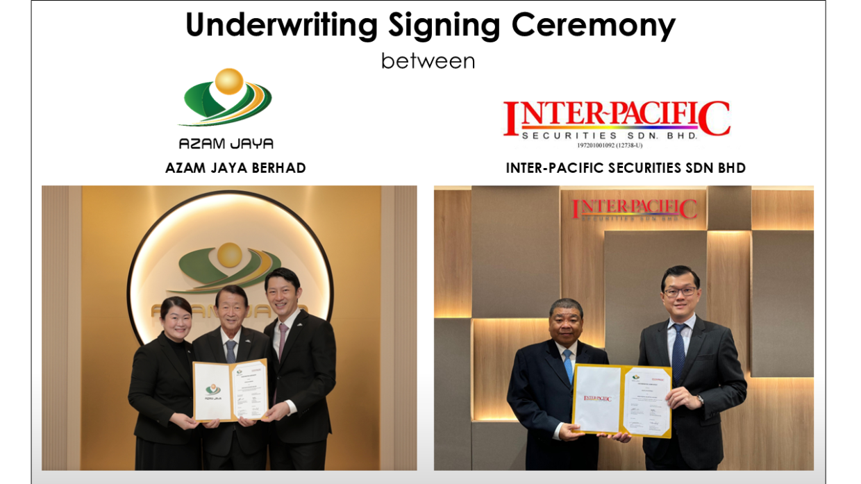 Azam Jaya inks underwriting agreement for Main Market IPO | The Star