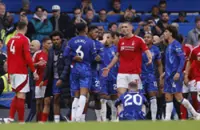 Soccer-Chelsea and Forest charged by FA for pitchside melee