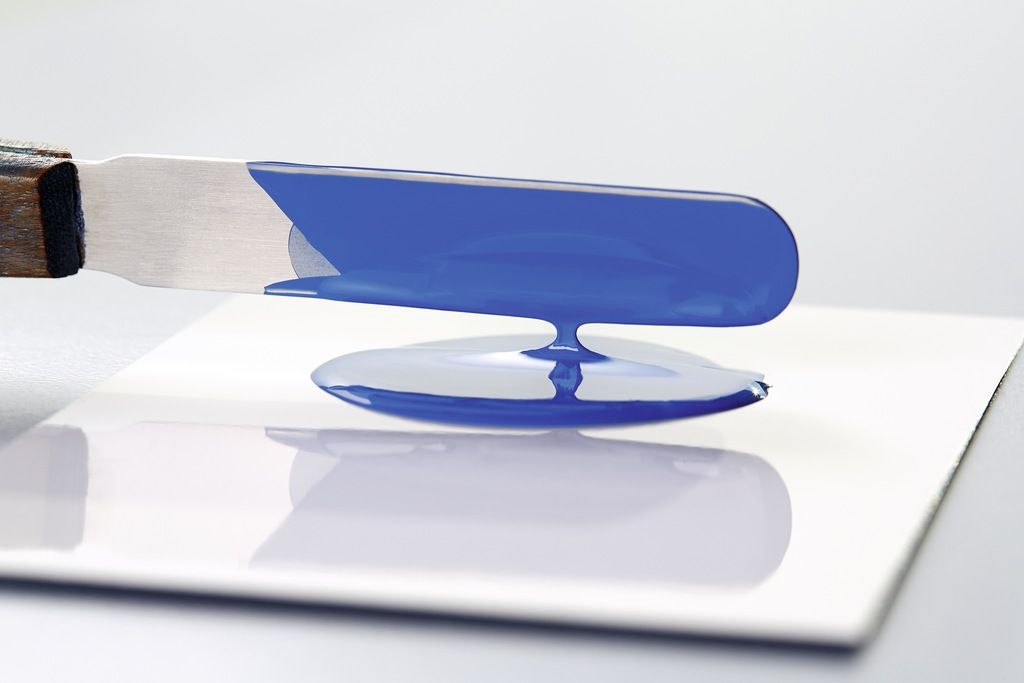 Sample of lacquer used to colour the dials.