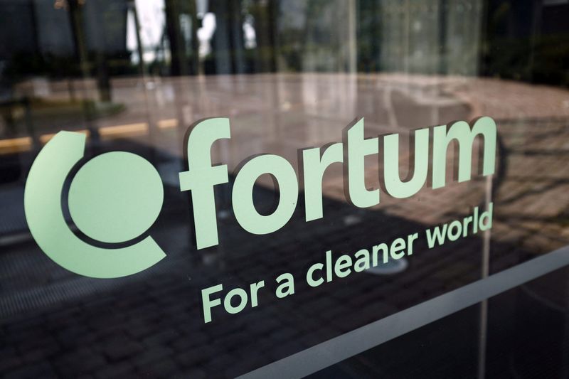 FILE PHOTO The logo of the energy company Fortum headquarters a subsidiary of Uniper is pictured in Espoo Finland July 22 2022. Roni RekomaaLehtikuvavia REUTERSFile Photo  