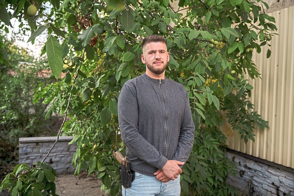 Capt. Viacheslav, the 30-year-old commander of a company known as “Dovbush’s Hornets”, in the Donetsk region.  — ©2024 The New York Times Company