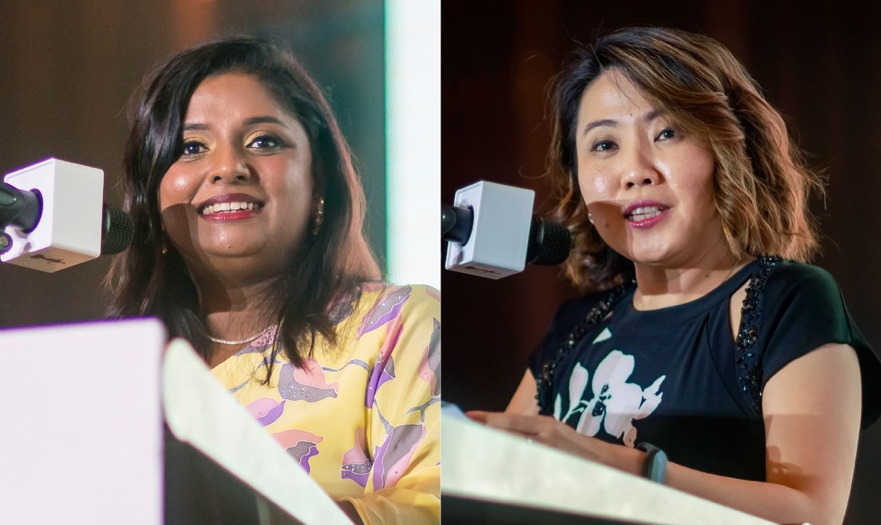 ICAEW Malaysia head Shenola Gonzales (left) and ICAEW China and South-East Asia director Elaine Hong.