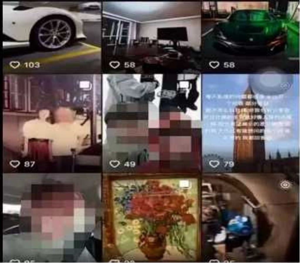 The young man flaunted his “extravagant lifestyle” on Douyin, offering his followers a glimpse into his lavish world. - Guizhou Internet Police