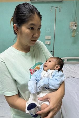 Two-month-old Laotian child successfully treated for severe heart ...