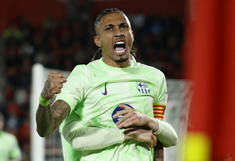 Football: Soccer-Raphinha double guides Barcelona to 5-1 win at ...