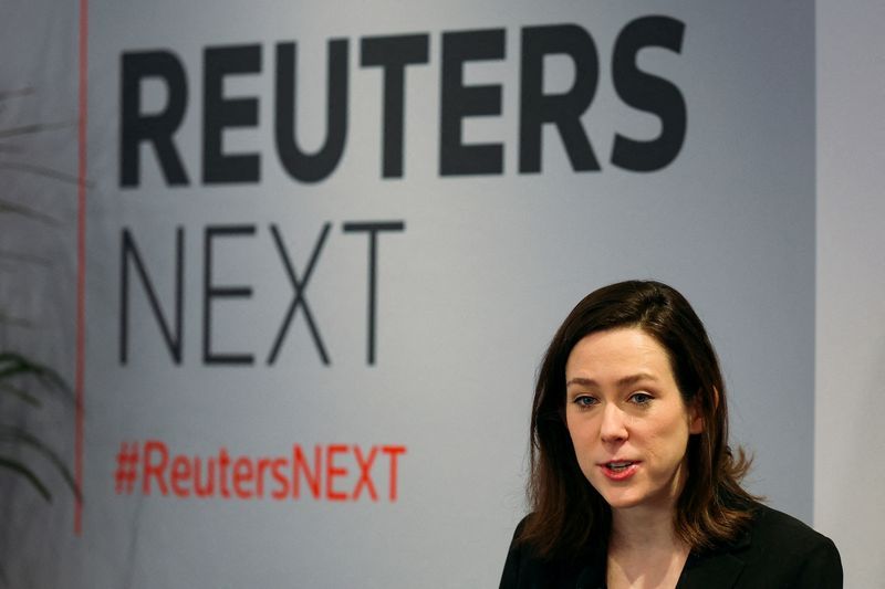 Elizabeth Kelly director of U.S. AI Safety Institute speaks during the Reuters NEXT conference in New York City U.S. December 10 2024. REUTERSMike Segar