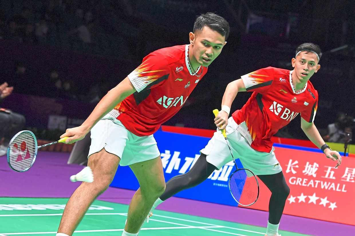 Dangerous duo: Indonesia's Fajar Alfian-Rian Ardianto will be Aaron-Wooi Yik's next opponents.