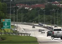 Landslide on Lekas Highway: Emergency lane, slow lane closed at KM9.3 northbound