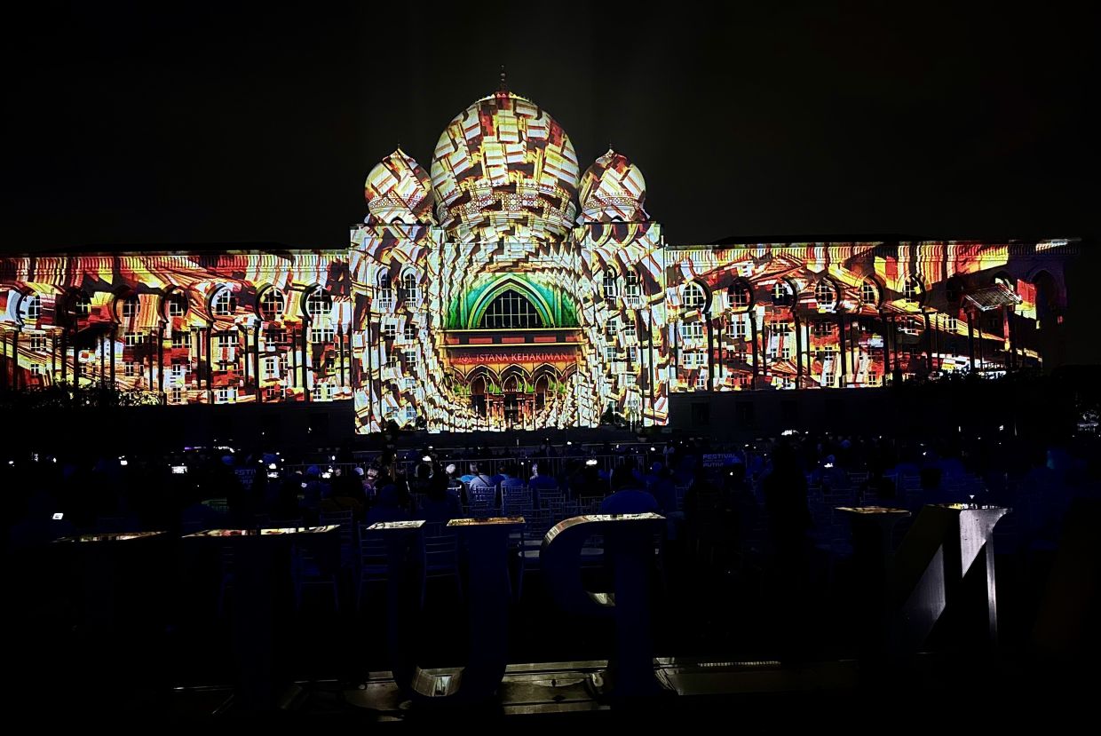 'Lampu 2024' unfolds across five captivating segments, each lasting 30 minutes, offering a dynamic and immersive experience that evolves throughout the evening. Photo: The Star/Shaari Chemat