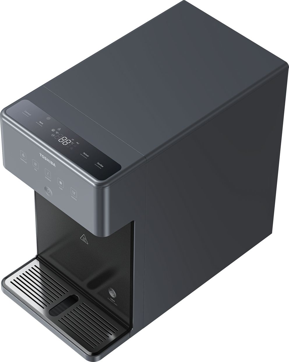 Toshiba’s app allows users to get useful insights into their water consumption habits with its Origin Pure purifier.