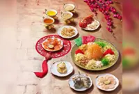 Celebratory feast of opulence, tradition