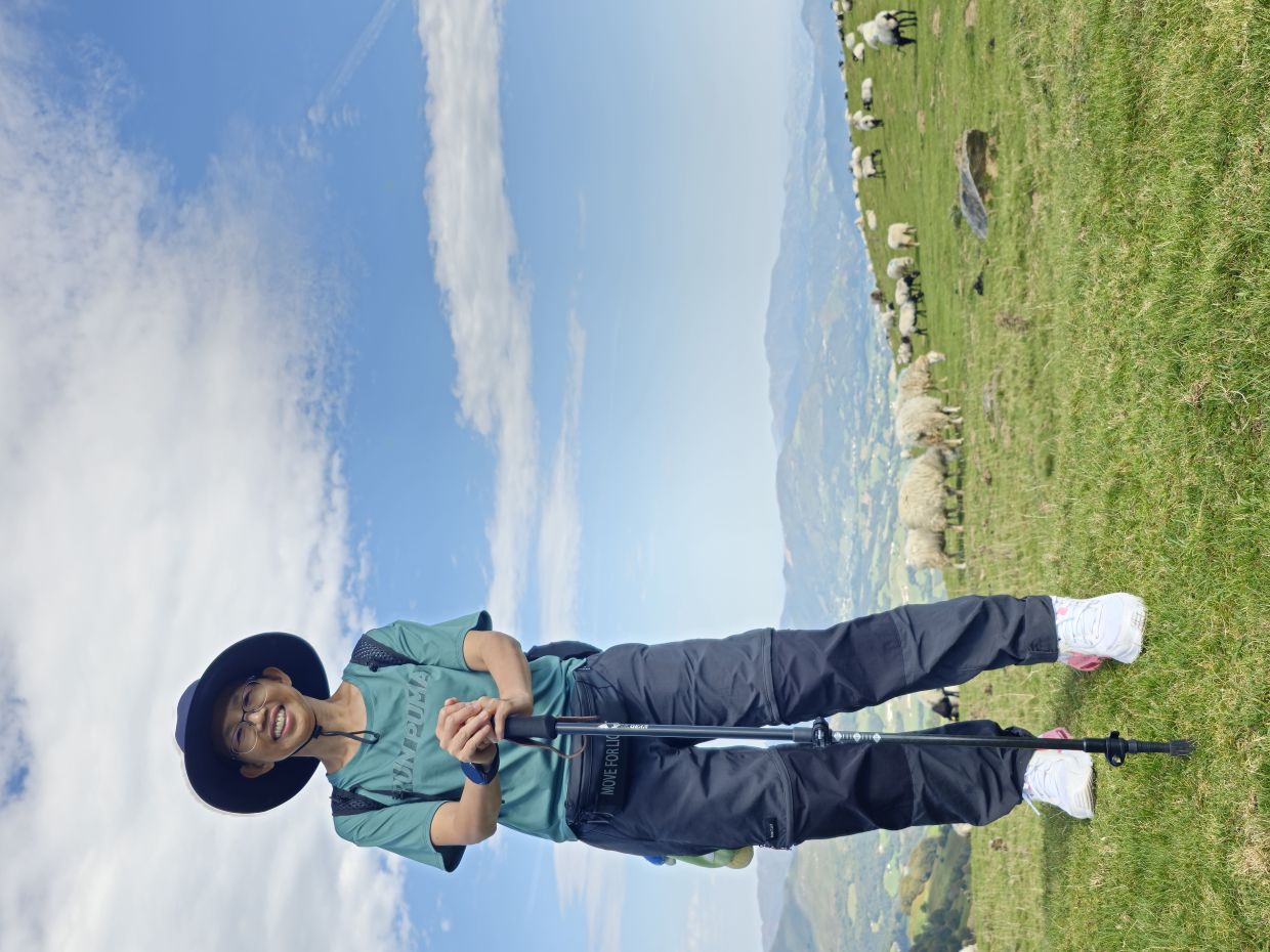 During her Camino pilgrimage, See walked 780km with her son. — SEE BEE LIN
