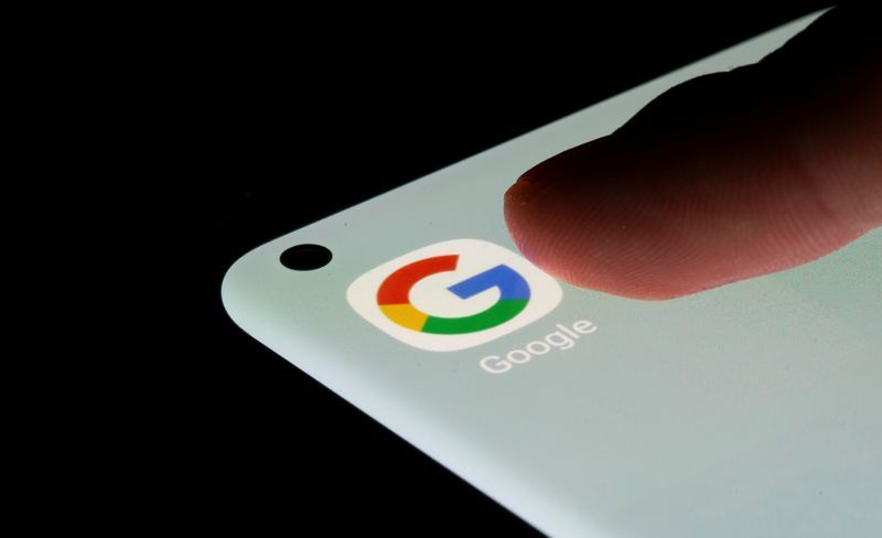 FILE PHOTO Google app is seen on a smartphone in this illustration taken July 13 2021. REUTERSDado RuvicIllustrationFile Photo