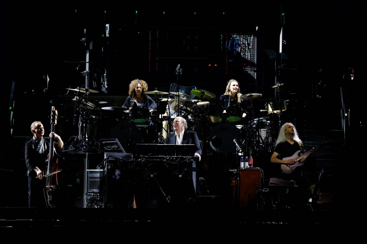 Zimmer performs during a live concert as part of Riyadh Season in Riyadh, Saudi Arabia on Jan 24. Photo: Reuters 