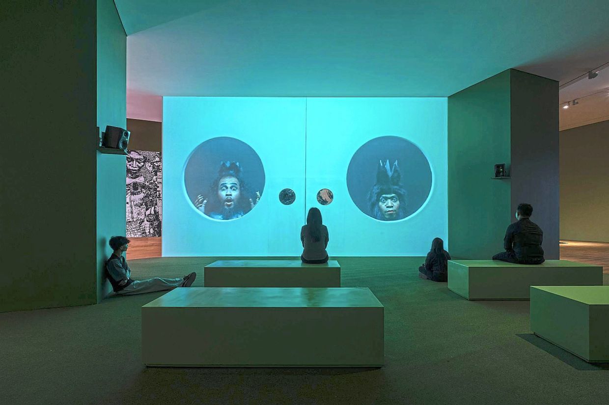 At the viewing gallery.