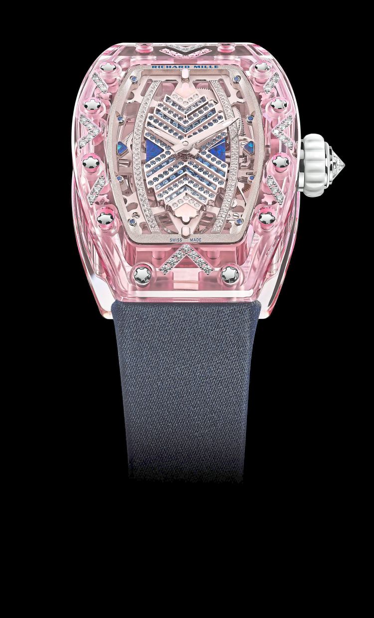 The gem-set Pink Sapphire RM 07-02 Automatic Sapphire.