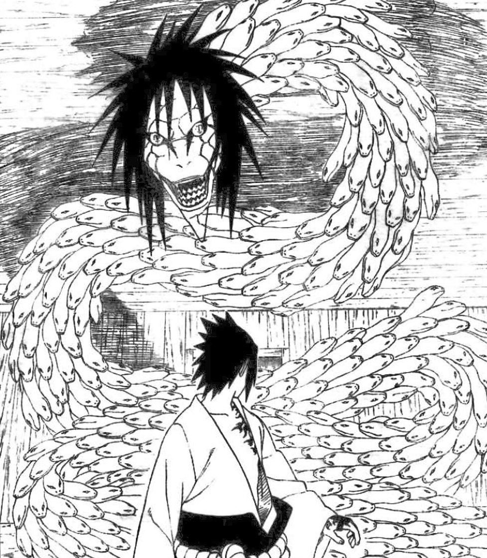 Orochimaru is arguably one of the best-known snake-themed characters in manga. — Filepic