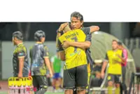 Left and right legs and the head – land Perak striker Silva four goals