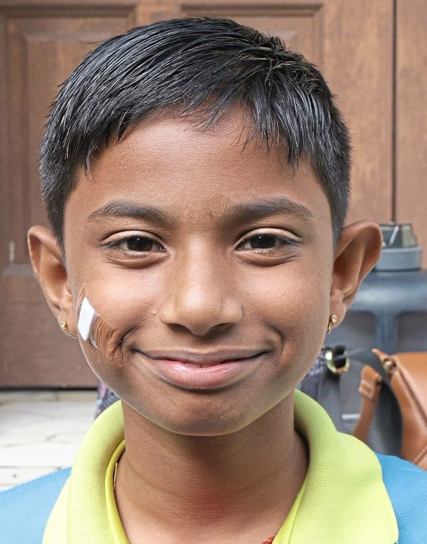 Pavindran says he learnt about soil suitability for gardening.