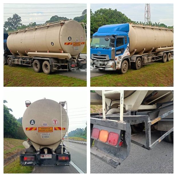 The tanker lorry driver escaped injury in the crash.