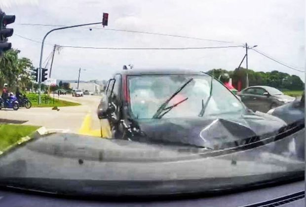 QuickCheck: Was a drowsy driver caught on camera causing a three-car ...