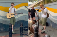 Police in India pull the plug on British singer Ed Sheeran's impromptu street concert