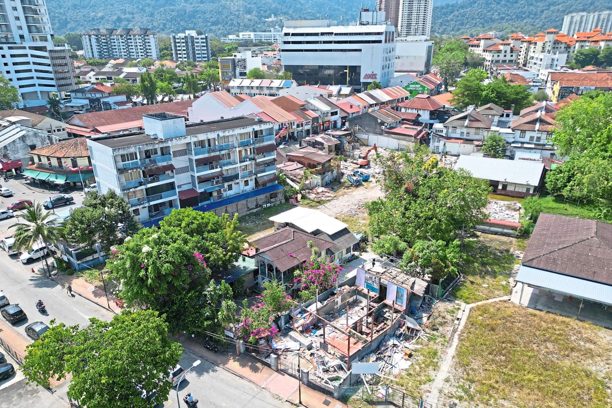 Historical property: An aerial view of Kampung Siam.