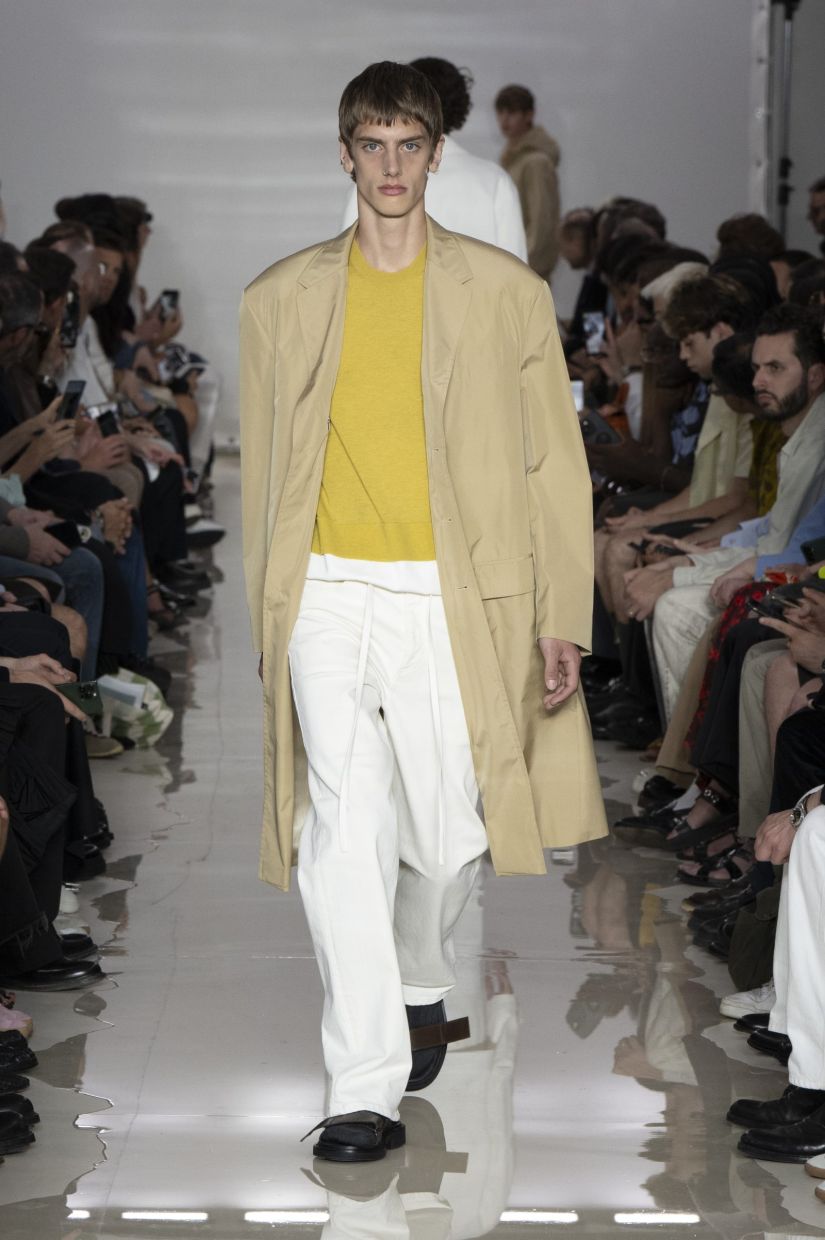 Brighter colours and loose cuts are defining the menswear look of today. Photo: Neil Barrett