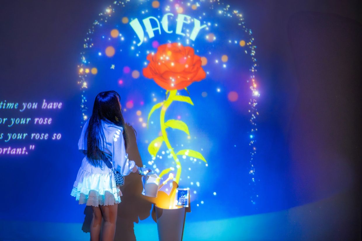 A view of the 'Le Petit Prince: The Immersive Journey' exhibition in KL, which includes interactive displays. Photo: Handout