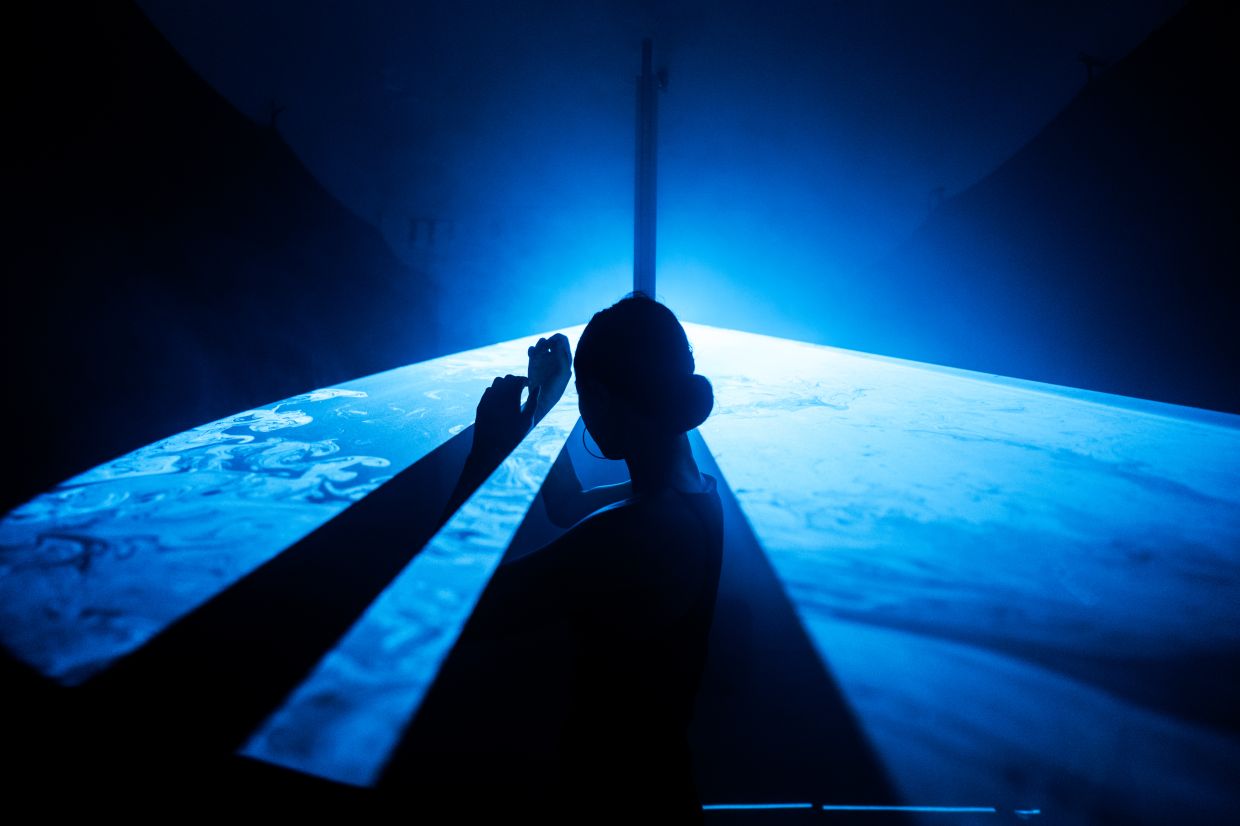 'Tiang Seri', an audio-light installation by Iwaz, opens at Timba Studio KL, Bangsar on Feb 14. Photo: Harum Kasturi Studio/Nicholas Augustin