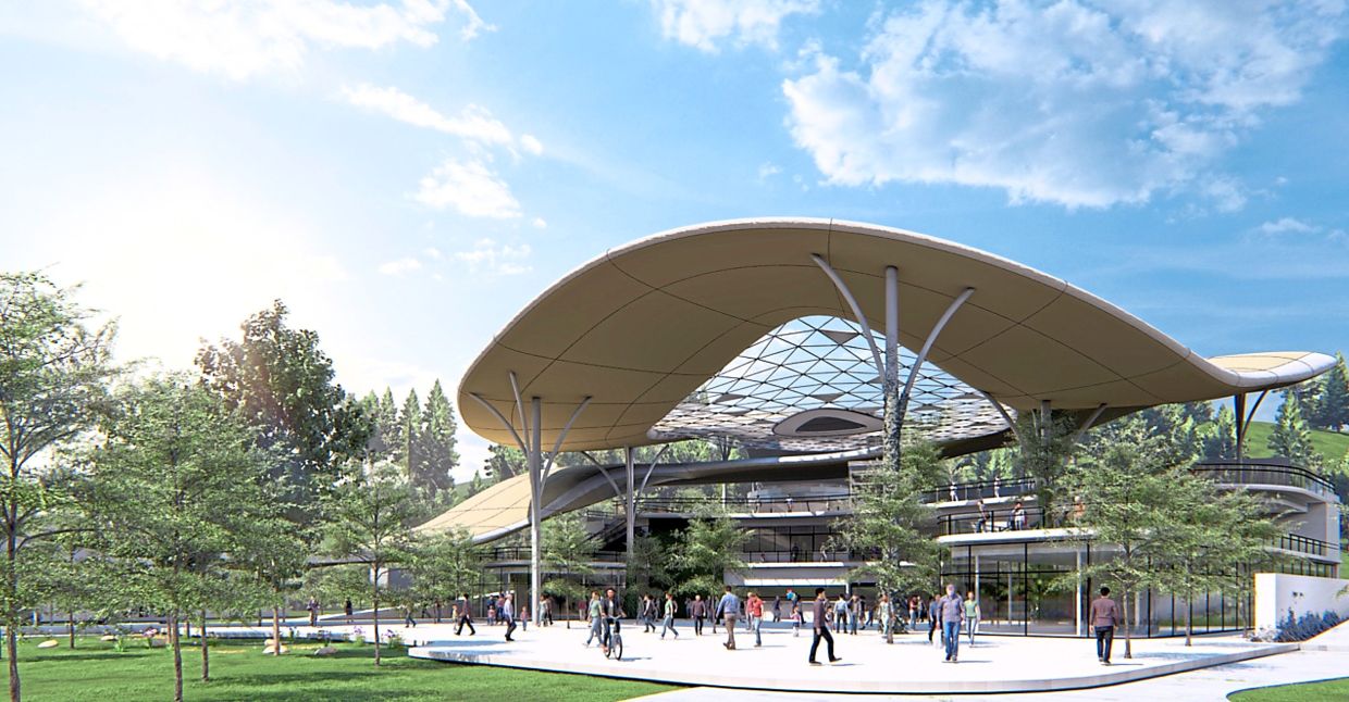 An artist’s impression of Garden Station.