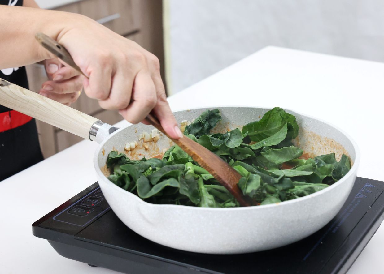 While animal sources are the best for iron, vegetarians can get iron from a variety of plant-based foods, including dark green, leafy vegetables. — ART CHEN/The Star