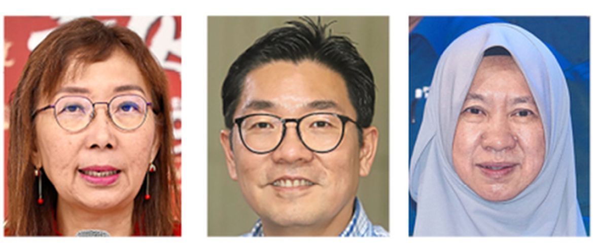 Unresolved matters: (From left) Kok, Sim and Dr Halimah believe the proceedings will address the various healthcare issues.