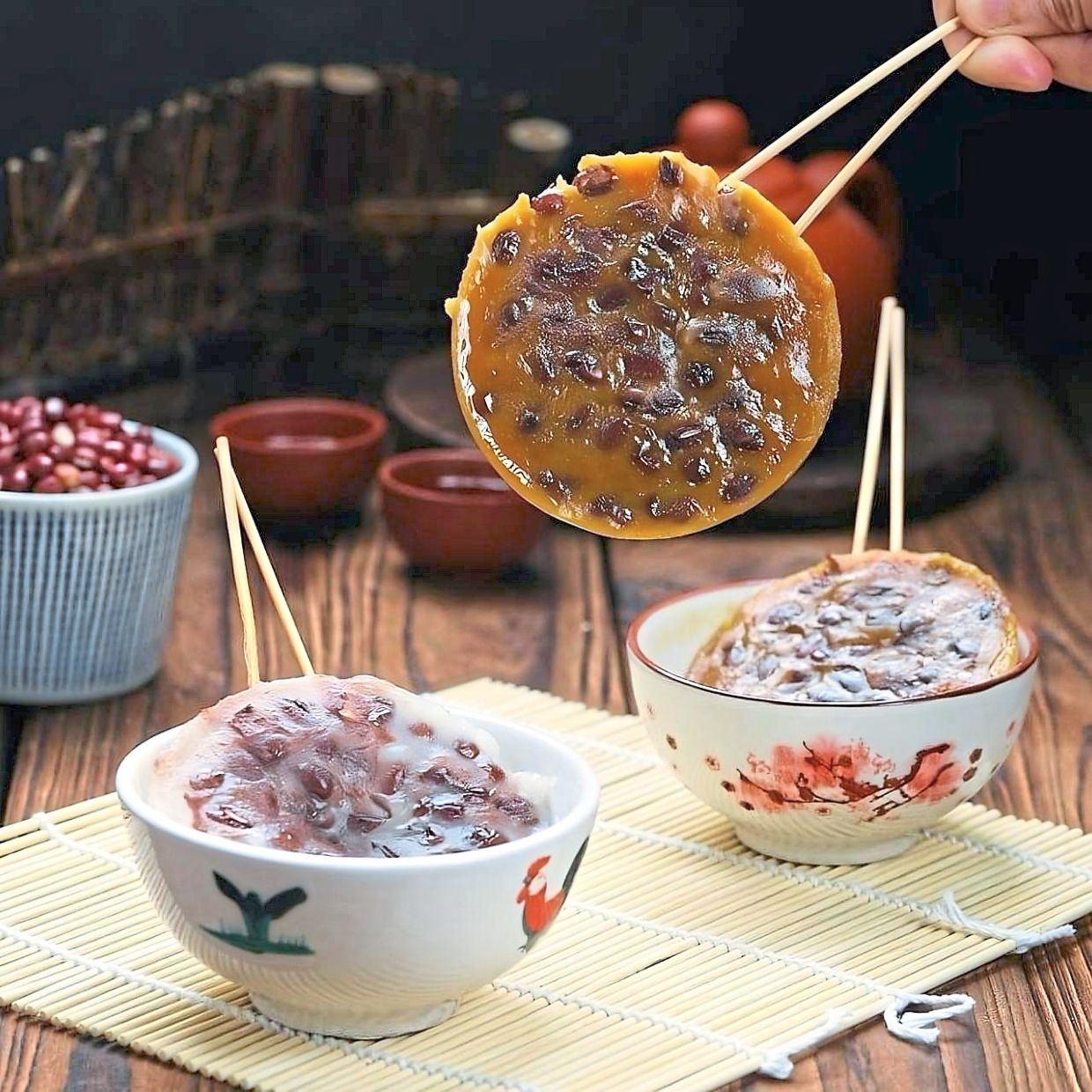 A comforting classic, the chewy and fragrant brown sugar rice bowl cake offers a taste of nostalgia in every bite.