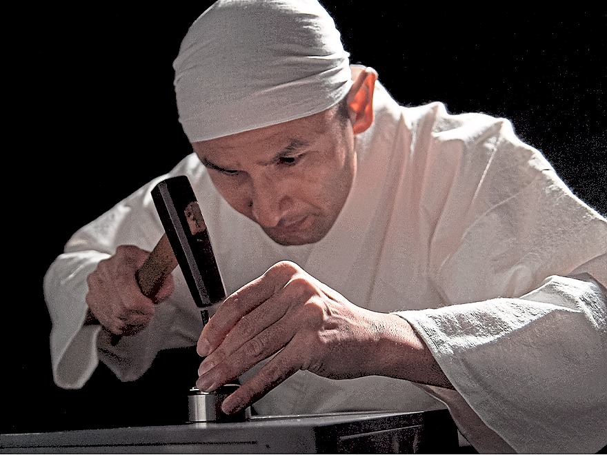 Kamiyama, master swordsmith.