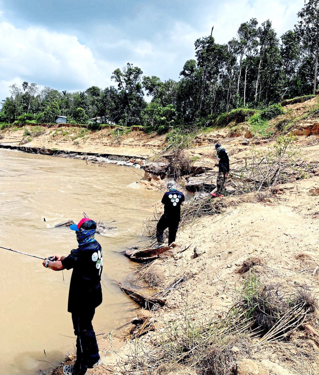 River conditions have to be just right in Sungai Kelantan to catch goonch.