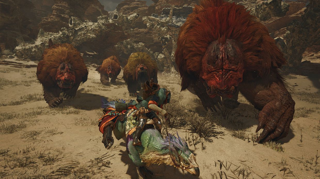 To assist players journey through each area, Capcom gives players a new mount called a Seikret.