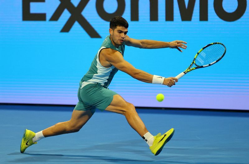 Tennis-Alcaraz guns for Indian Wells three-peat as Sinner serves ban