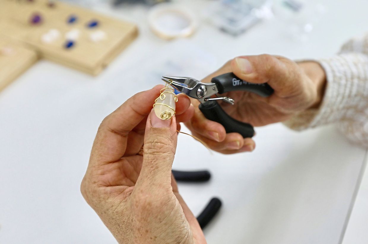 Goh says resources are provided to the artisans so that they can experiment with creative designs. 