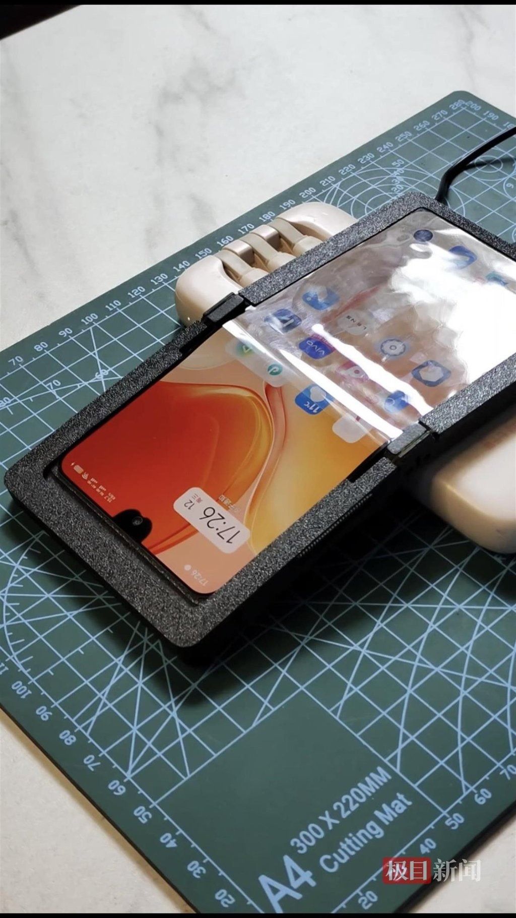 Lan’s creation has even attracted the attention of a major mobile phone maker. - Baidu